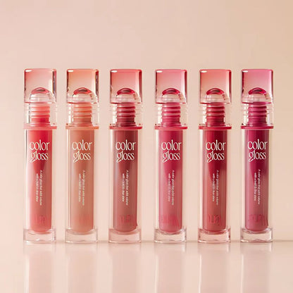  Available in 6 gorgeous shades, this gloss delivers a luxurious, non-sticky formula that glides effortlessly onto the lips, providing both hydration and a dazzling, reflective sheen.