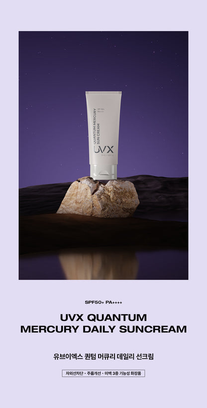 UVX Quantum Mercury Daily Sun Cream SPF50+ PA++++ 50ml
