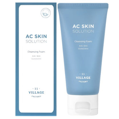 VILLAGE 11 FACTORY AC Skin Solution Cleansing Foam 80ml - DODOSKIN