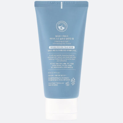 VILLAGE 11 FACTORY AC Skin Solution Cleansing Foam 80ml - DODOSKIN