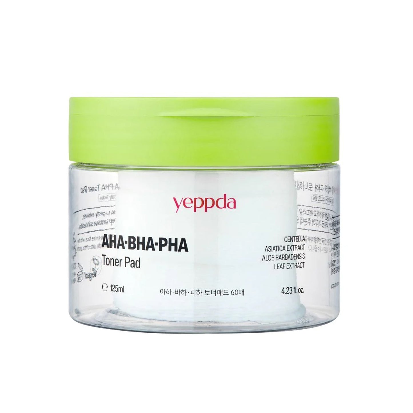 yeppda AHA·BHA·PHA Toner Pad 60pads 125ml